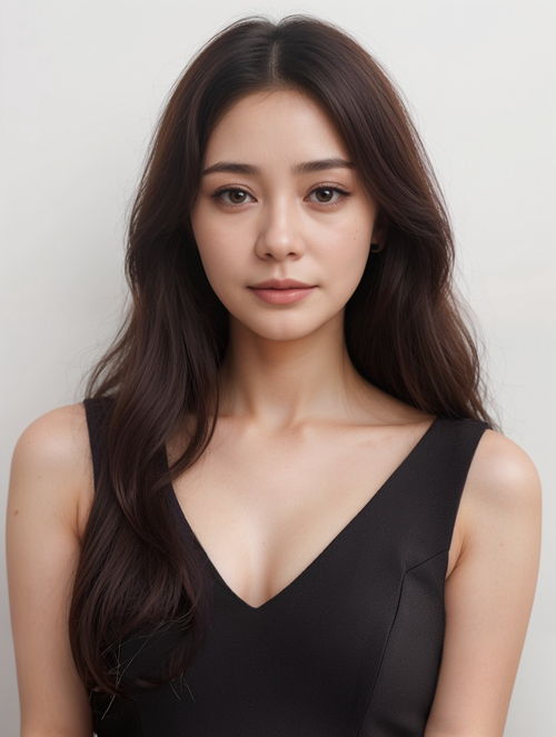 Elegant Asian Female Model Ji-Young