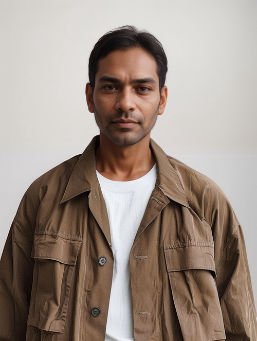 Dashing Middle-aged Indian Male Model Hrithik