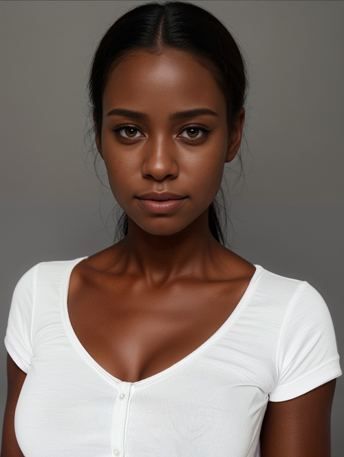 Stylish Deep-toned Female Model Aisha