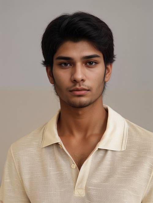 Confident Young Indian Male Model Aarav