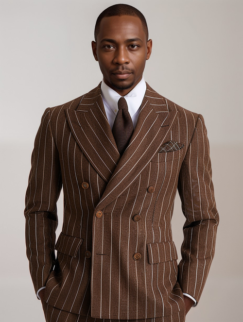 Fashionable Middle-aged African Male Model Dikembe