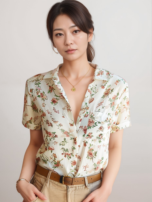 Middle-aged Asian Female Model Lily
