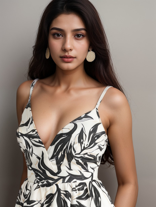 Elegant Young Indian Female Model Lavanya 