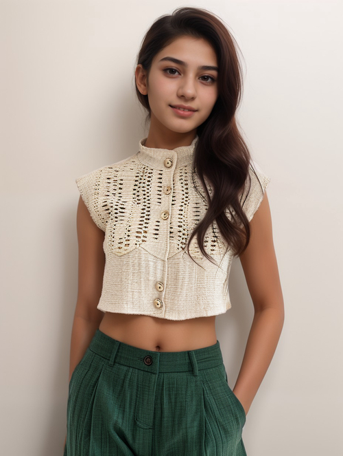 Elegant Indian Young Female Model Sanya