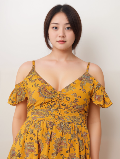 Curvy Asian Female Model Rika