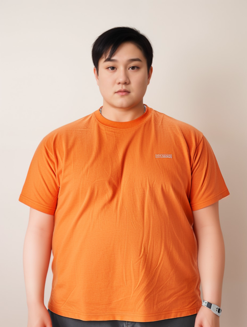 Plus-size Asian Male Model Jia